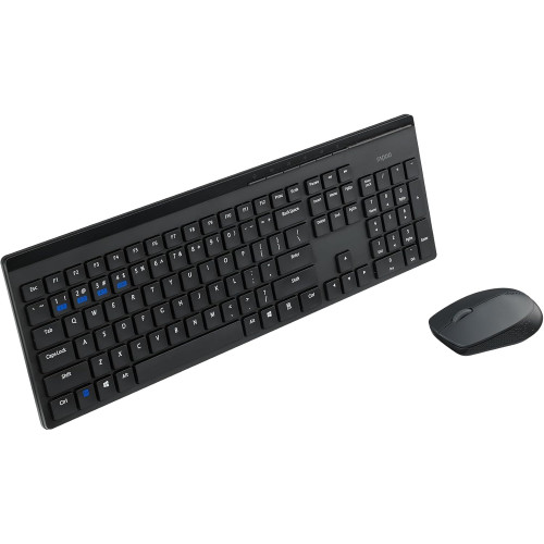 RAPOO 8110M KABLOSUZ SİYAH Q KLAVYE+MOUSE RAPOO 8110M Kablosuz Siyah Q Klavye + Mouse SetiÜrün Açıklaması RAPOO 8110M, hem günlük kullanım hem de profesyonel işler için tasarlanmış şık ve fonksiyonel bir kablosuz klavye-mouse setidir. 2.4GHz kablosuz bağlantı t
